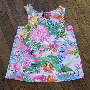 Colorful Floral Sleeveless Dress